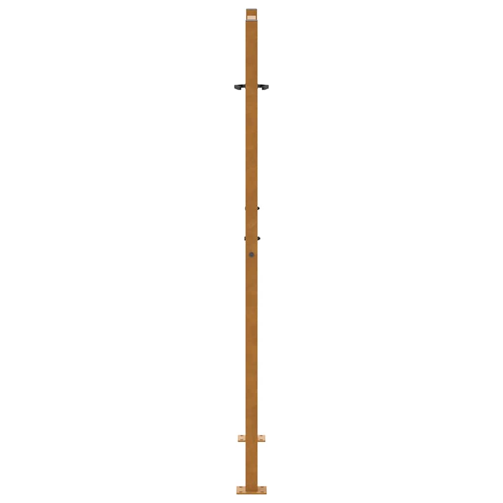 havelåge 100x150 cm vejrbestandigt stålbladdesign