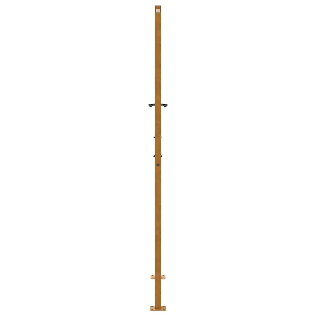 havelåge 100x175 cm vejrbestandigt stålbladdesign