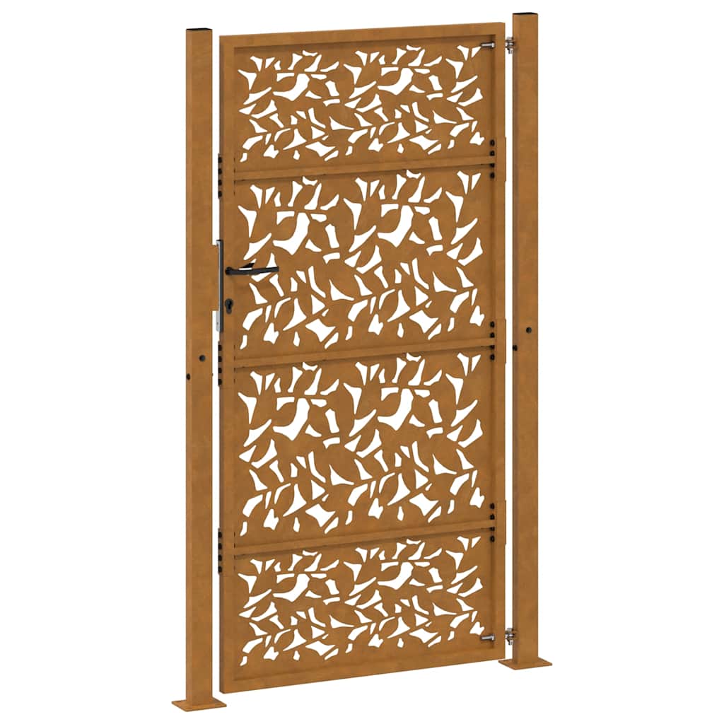 havelåge 100x175 cm vejrbestandigt stålbladdesign