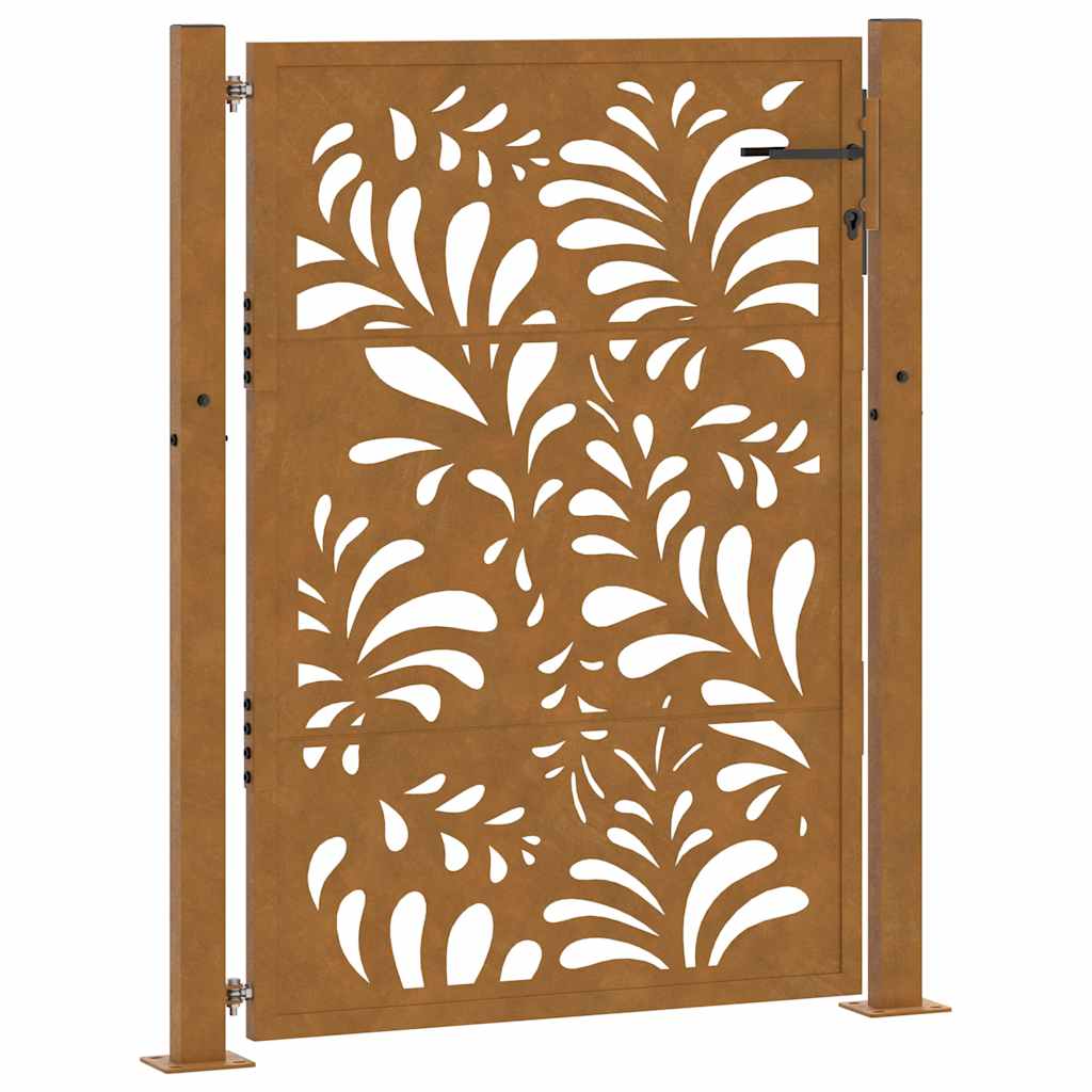 havelåge 100x150 cm vejrbestandigt stål bølgedesign