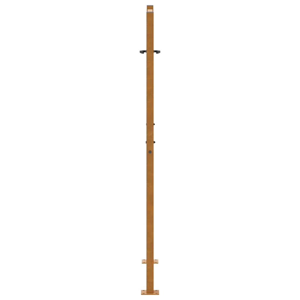 havelåge 100x150 cm vejrbestandigt stål bølgedesign