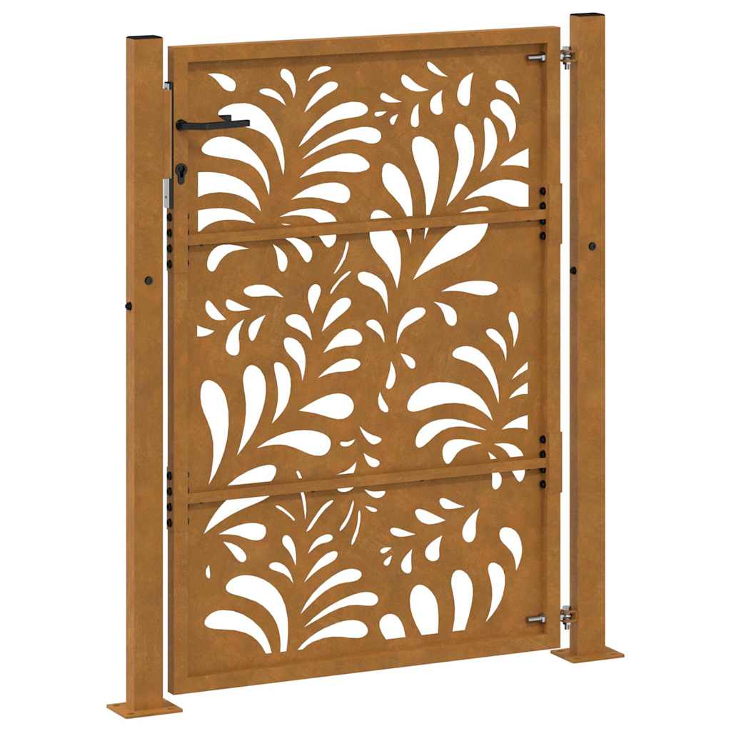 havelåge 100x150 cm vejrbestandigt stål bølgedesign