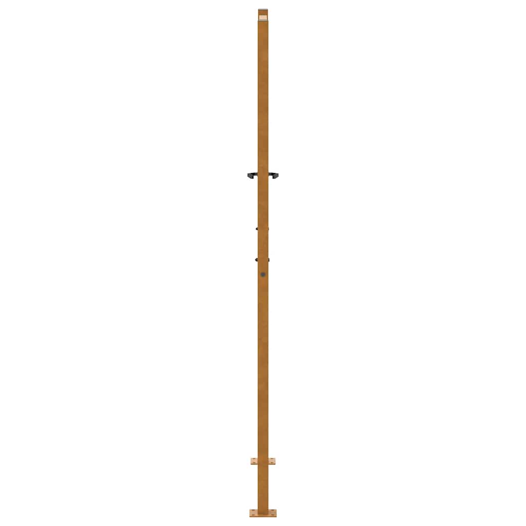 havelåge 100x175 cm vejrbestandigt stål bølgedesign
