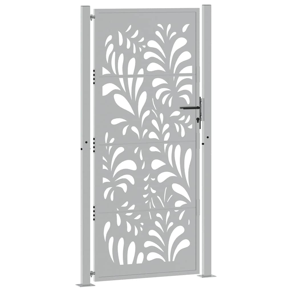 havelåge 100x200 cm vejrbestandigt stål bølgedesign