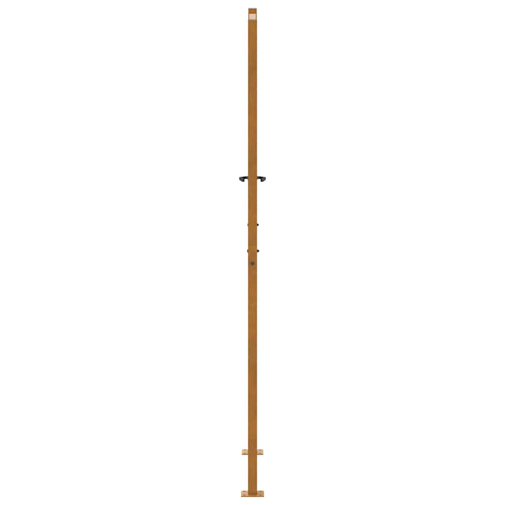 havelåge 100x200 cm vejrbestandigt stål bølgedesign