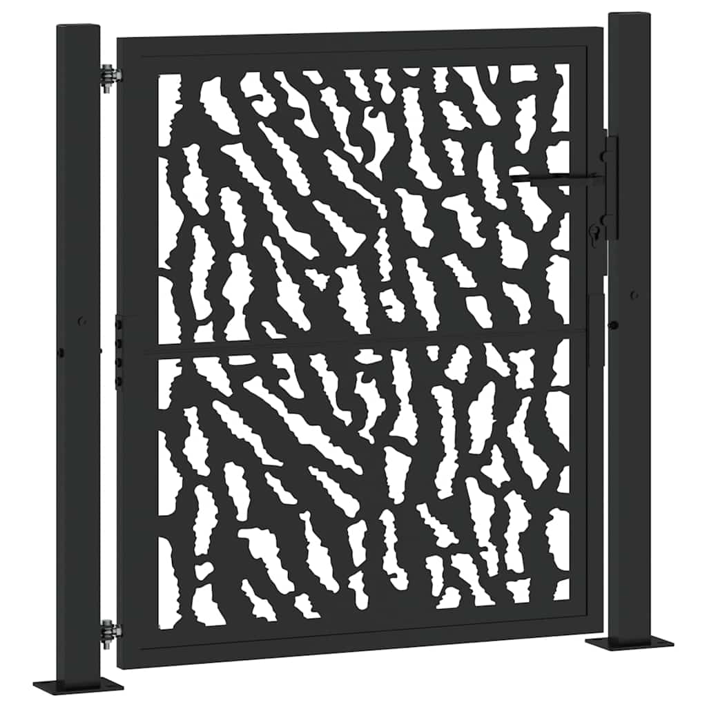 havelåge sort 100x100 cm stålspordesign