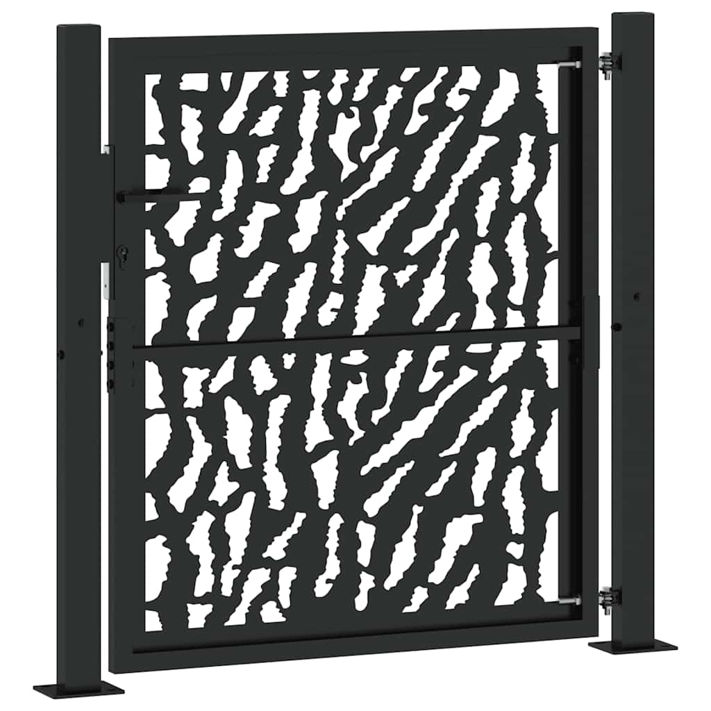 havelåge sort 100x100 cm stålspordesign