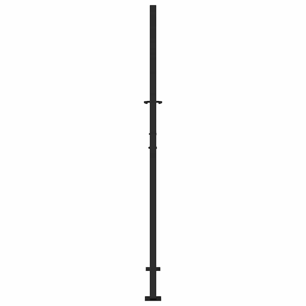 havelåge sort 100x175 cm stålspordesign