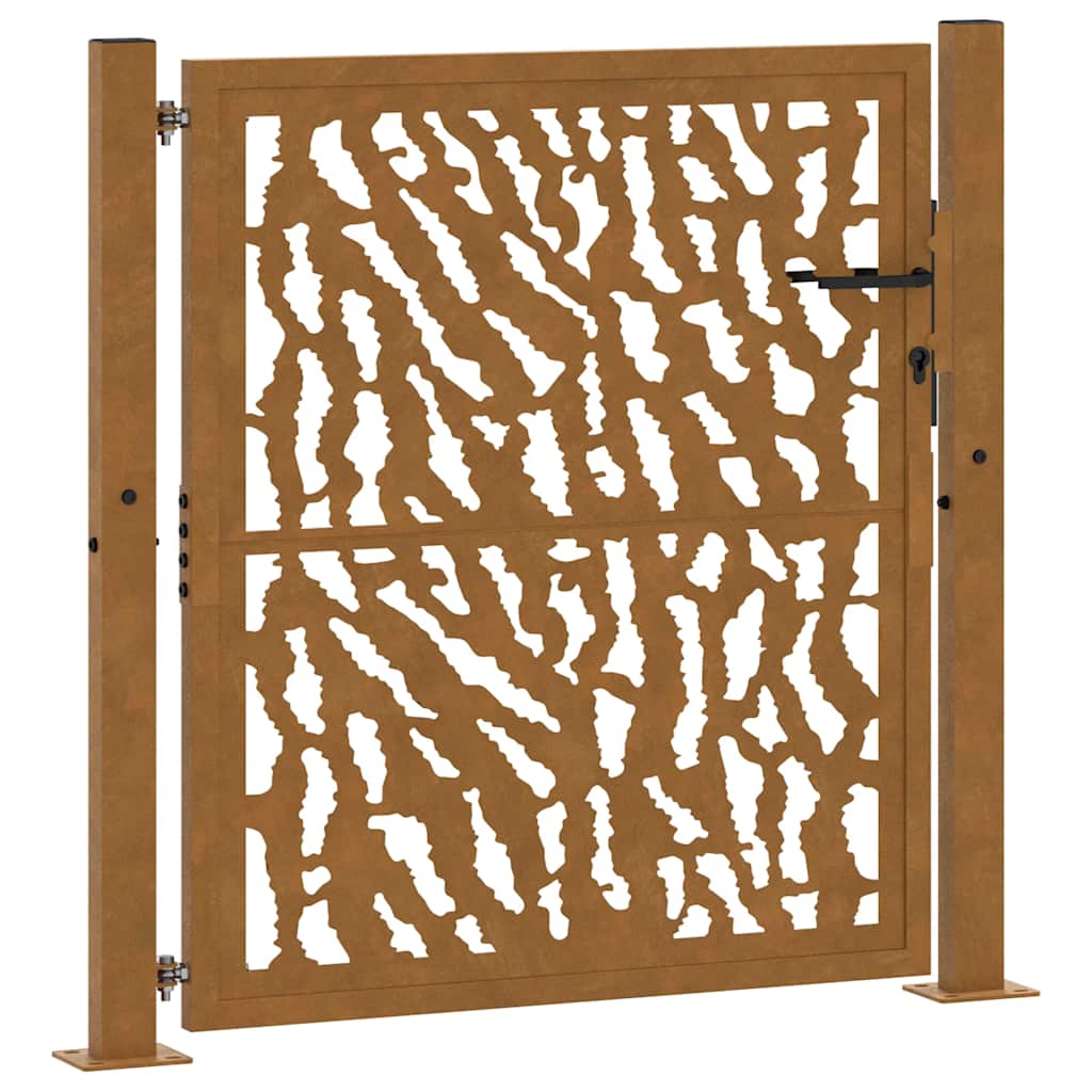 havelåge 100x100 cm vejrbestandigt stålspordesign