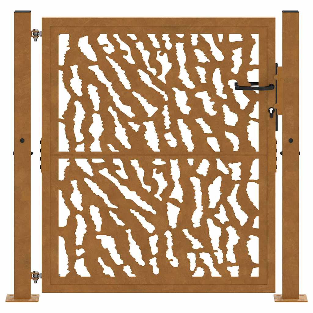 havelåge 100x100 cm vejrbestandigt stålspordesign
