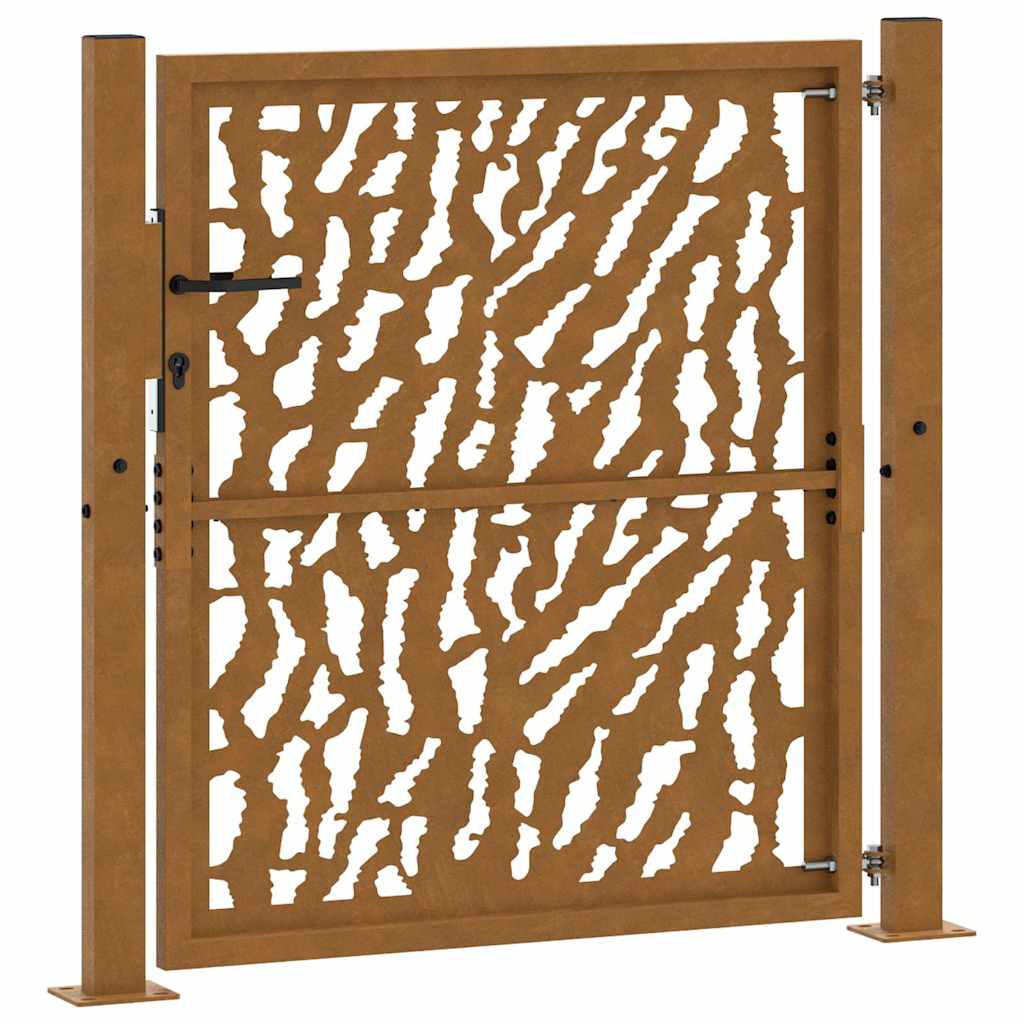 havelåge 100x100 cm vejrbestandigt stålspordesign