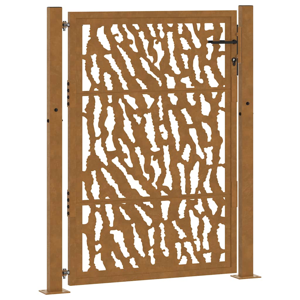 havelåge 100x125 cm vejrbestandigt stålspordesign