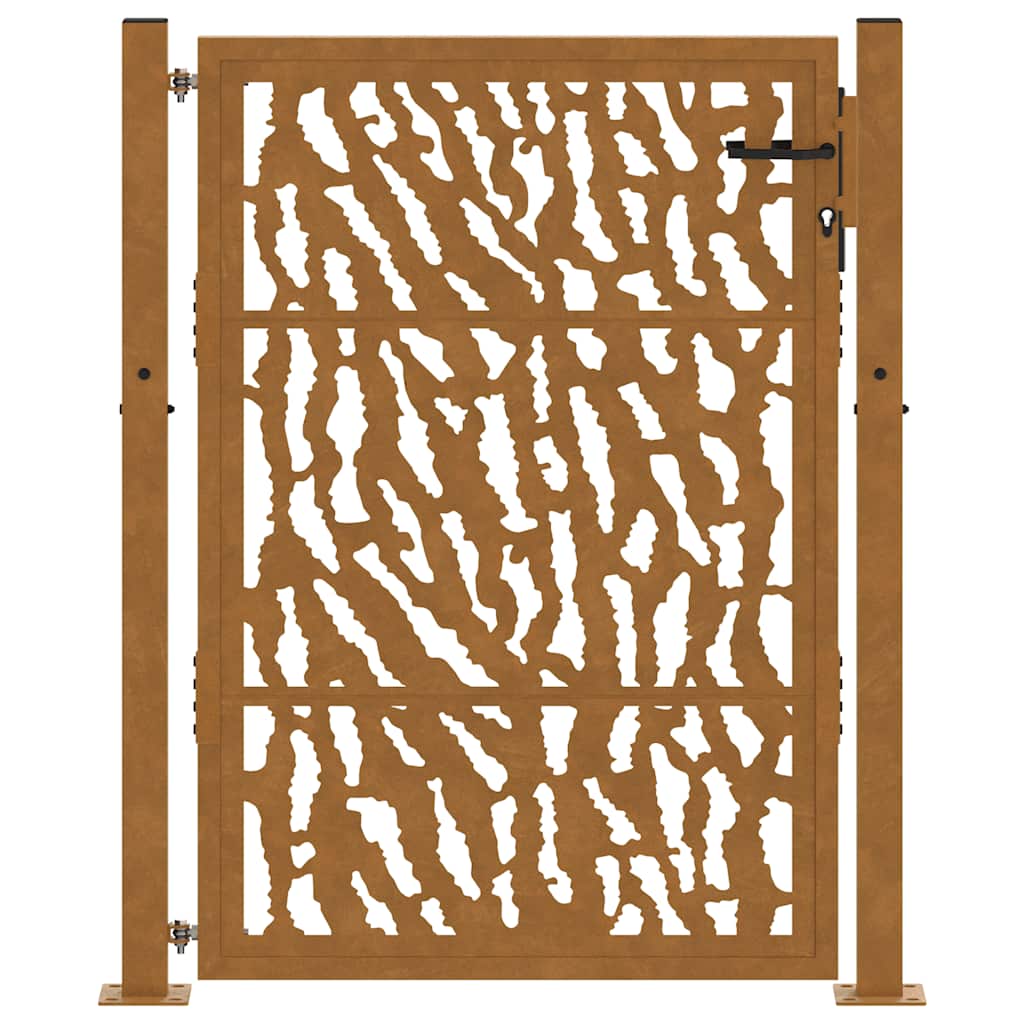 havelåge 100x125 cm vejrbestandigt stålspordesign