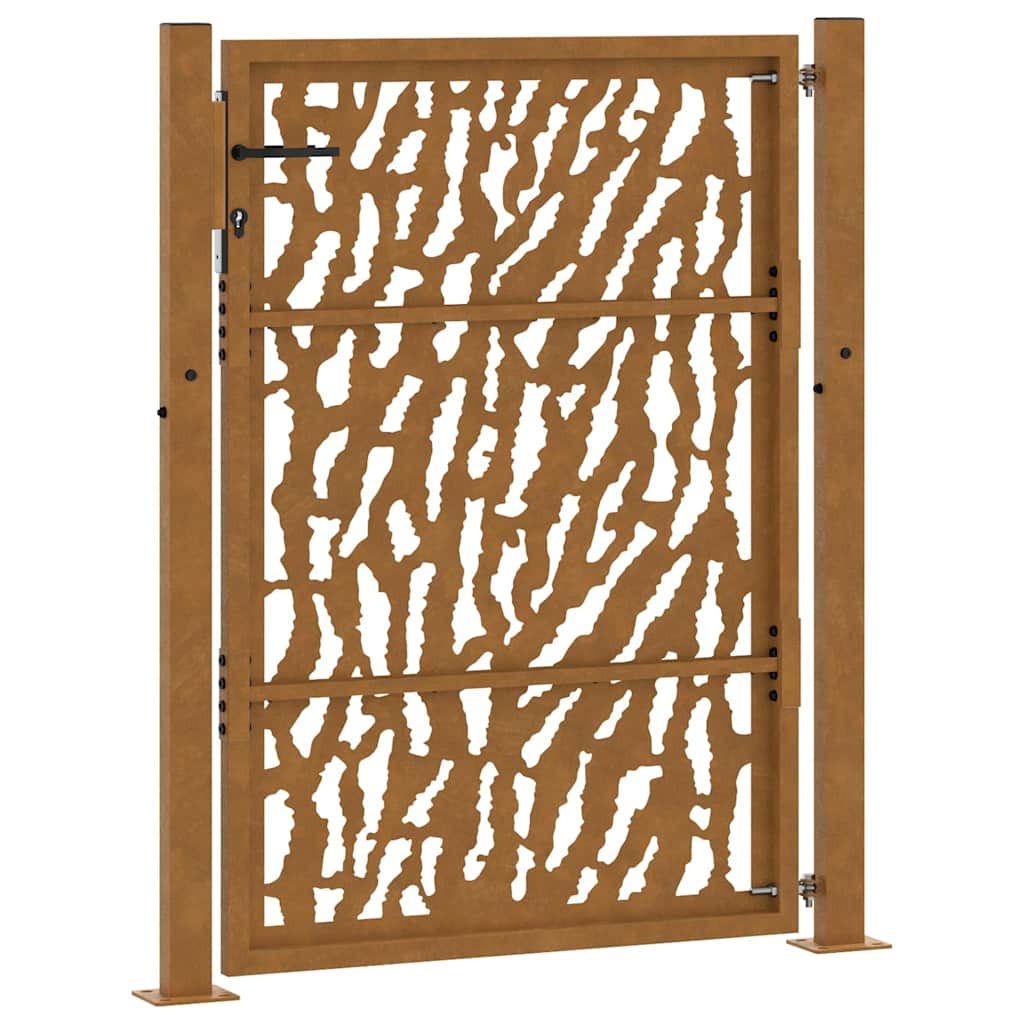 havelåge 100x125 cm vejrbestandigt stålspordesign