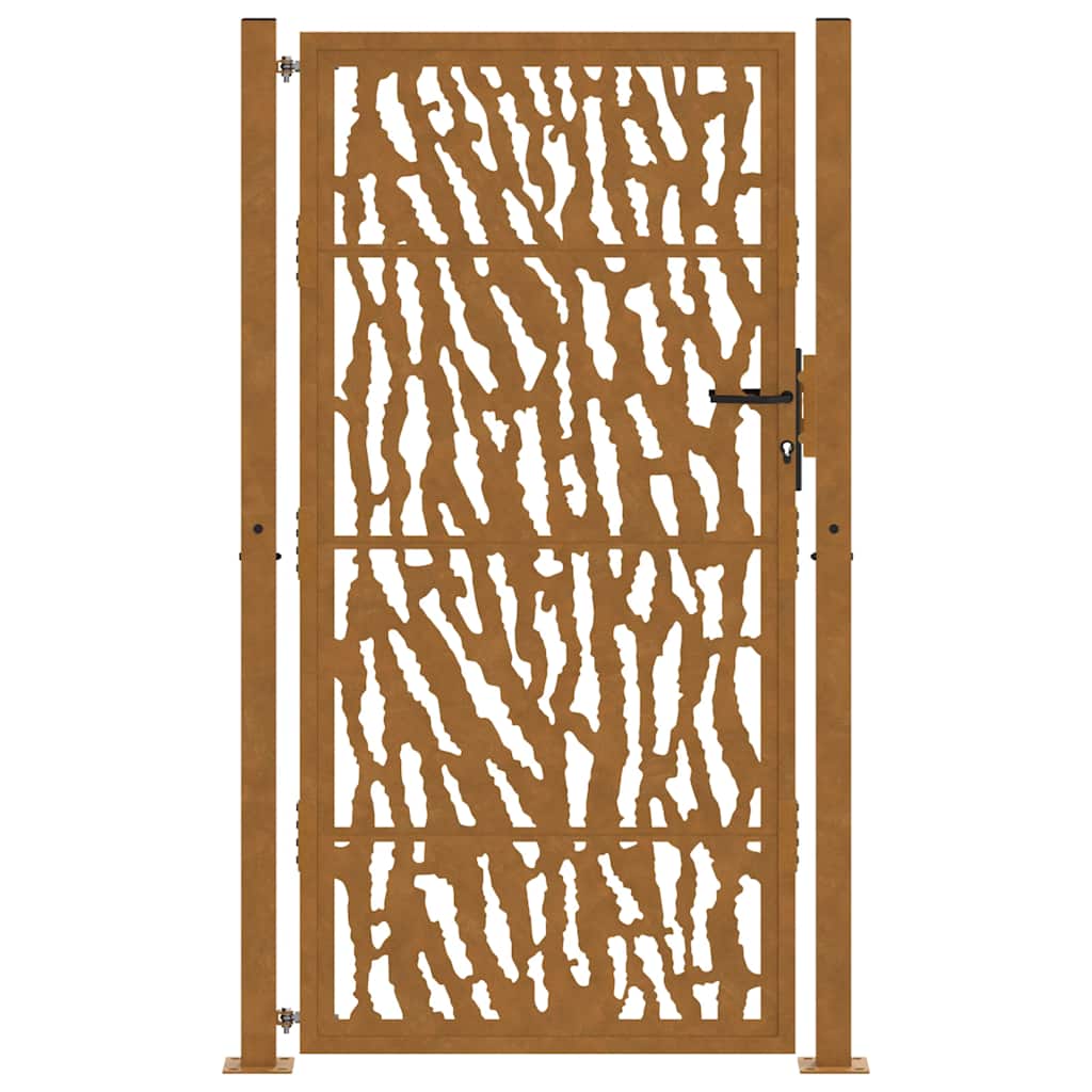 havelåge 100x175 cm vejrbestandigt stålspordesign