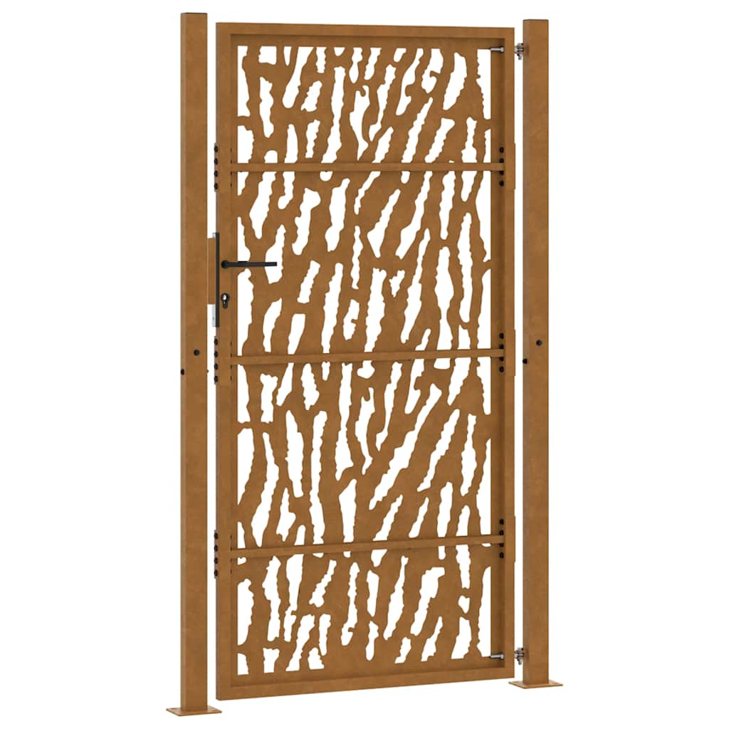 havelåge 100x200 cm vejrbestandigt stålspordesign