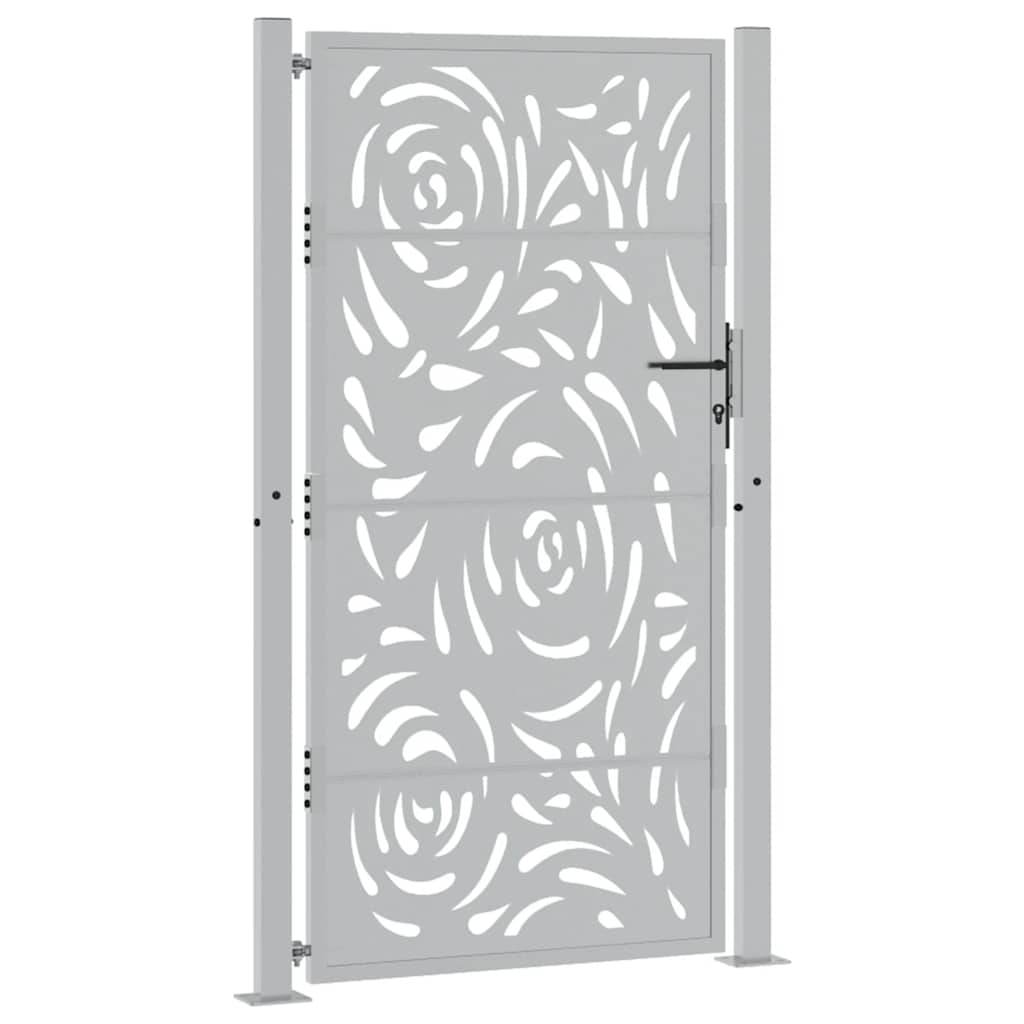 havelåge 100x175 cm vejrbestandigt stål flammedesign