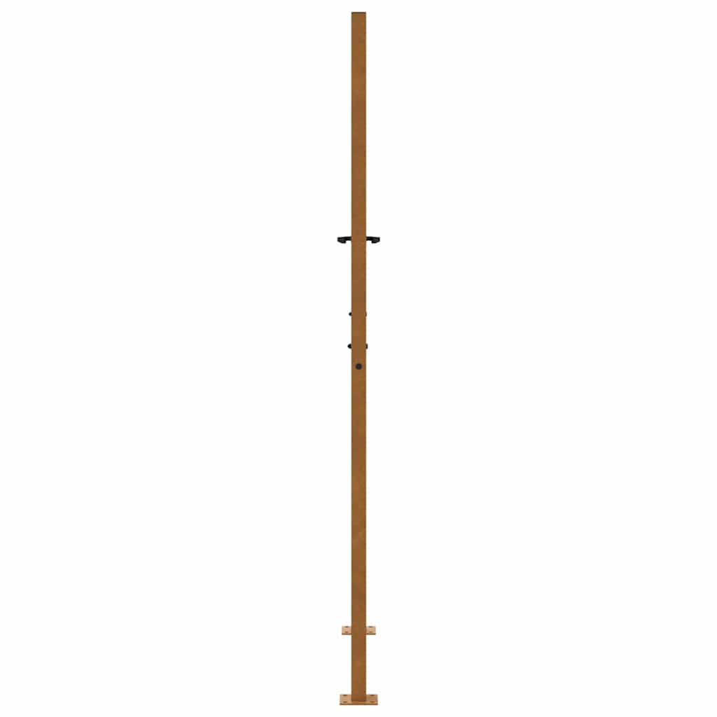 havelåge 100x175 cm vejrbestandigt stål flammedesign