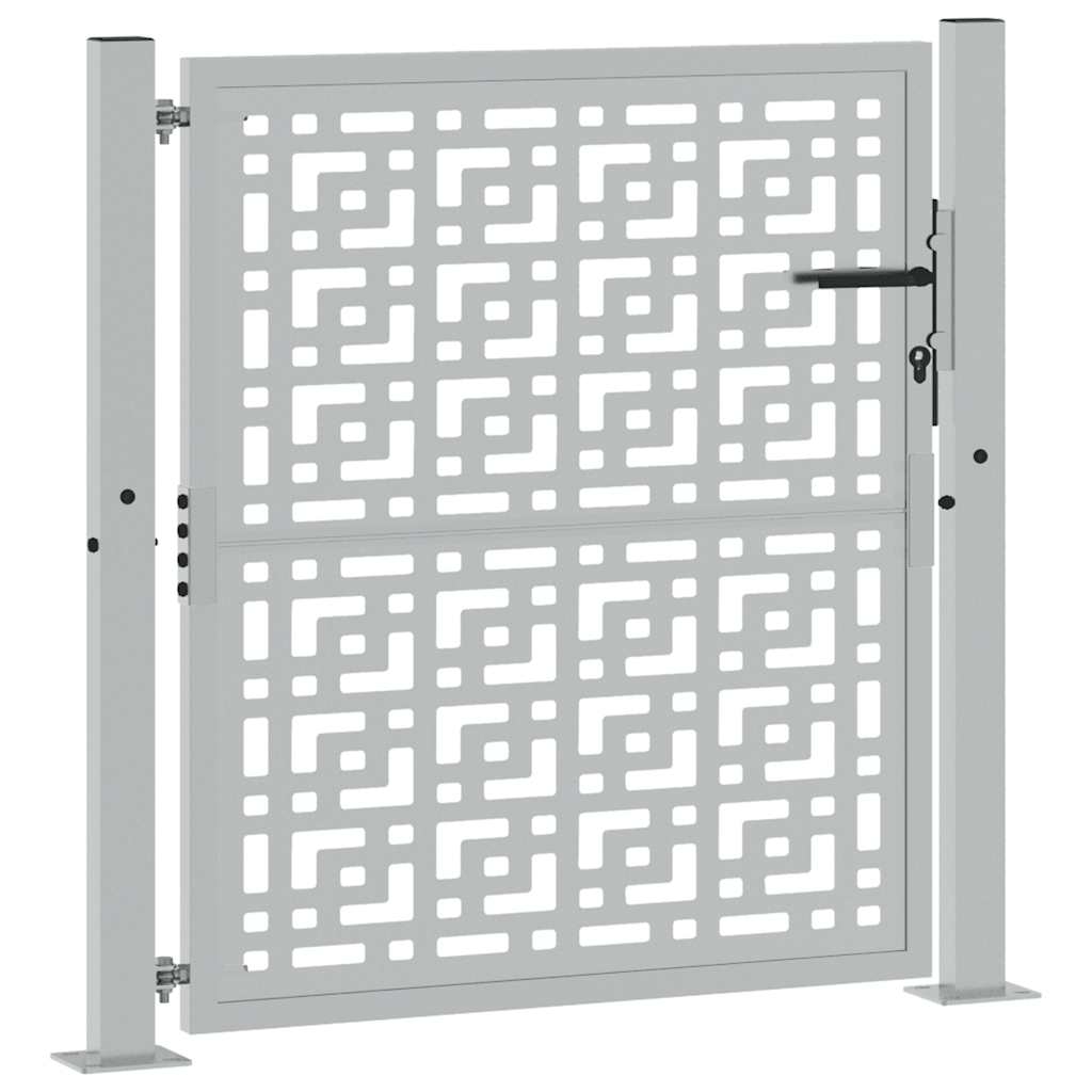 havelåge 100x100 cm vejrbestandigt stålkorsdesign