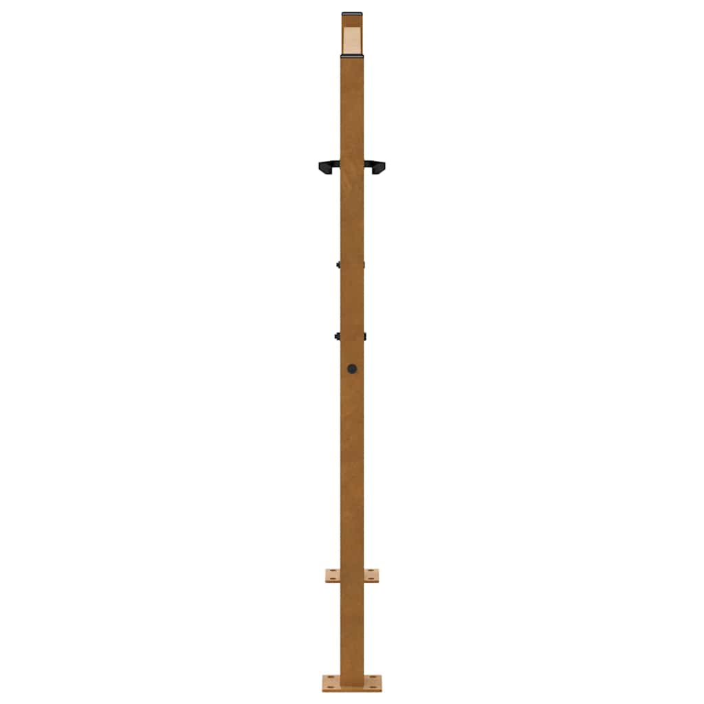 havelåge 100x100 cm vejrbestandigt stålkorsdesign