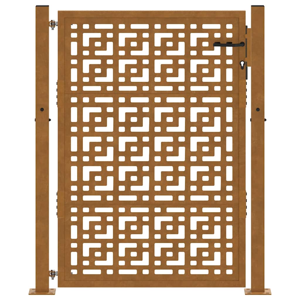 havelåge 100x150 cm vejrbestandigt stålkorsdesign