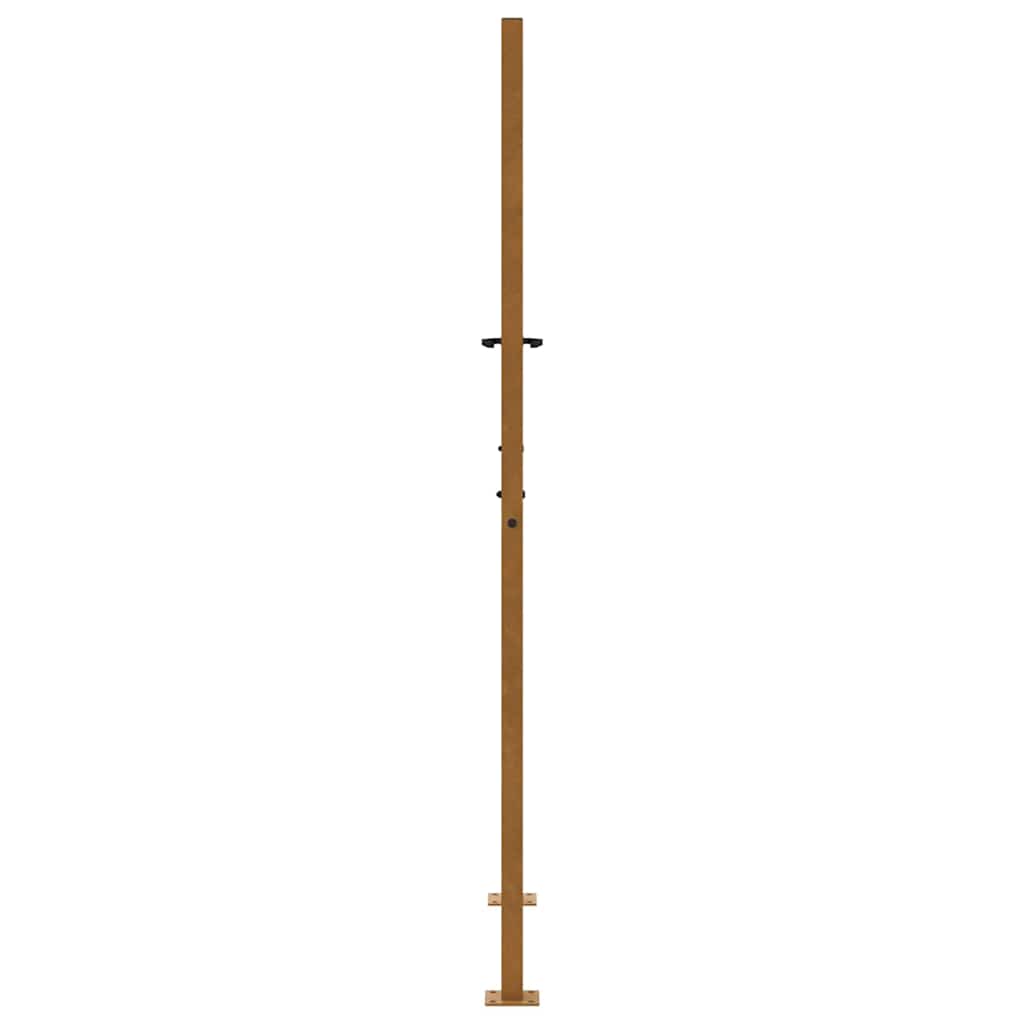 havelåge 100x175 cm vejrbestandigt stål med krydsdesign