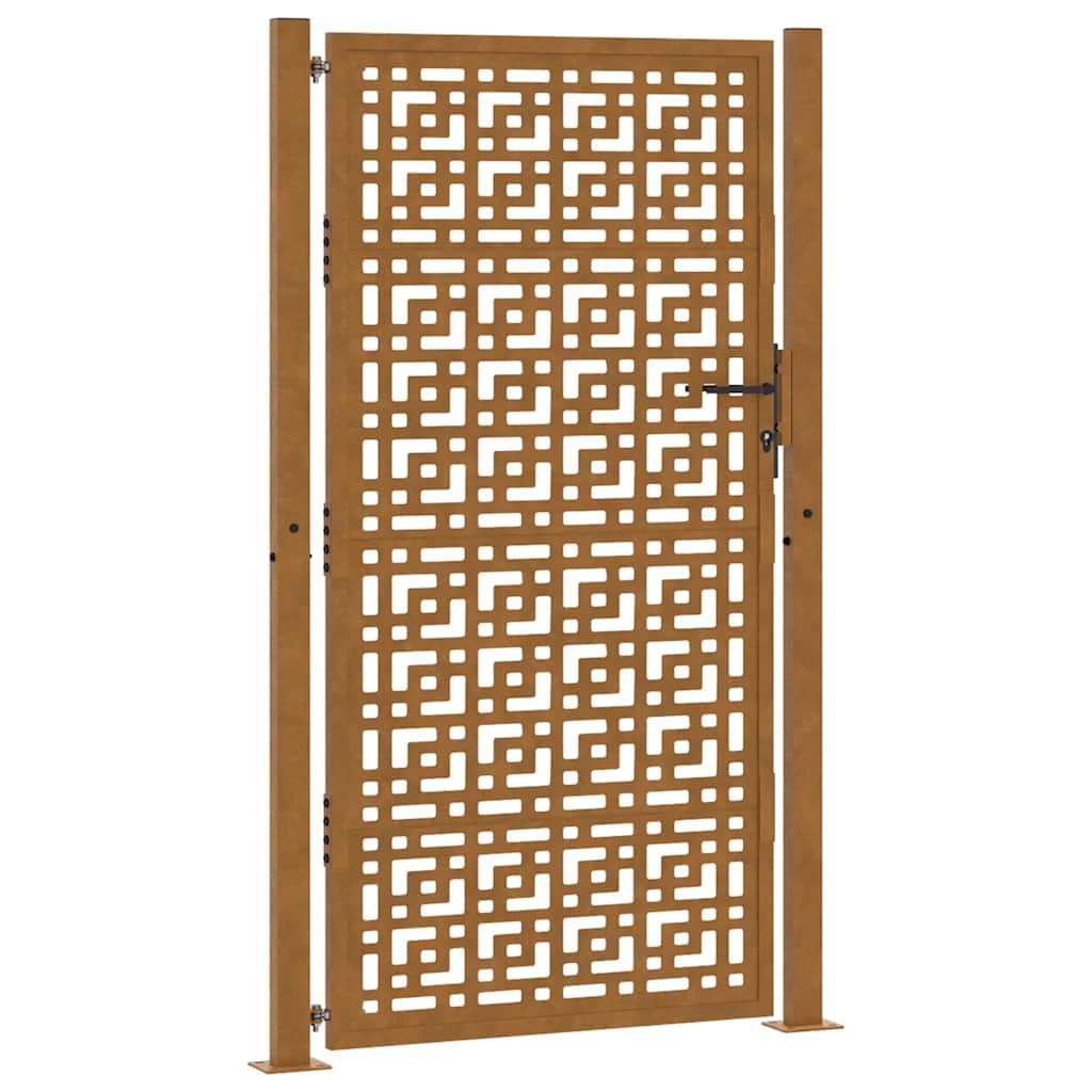 havelåge 100x200 cm vejrbestandigt stålkorsdesign