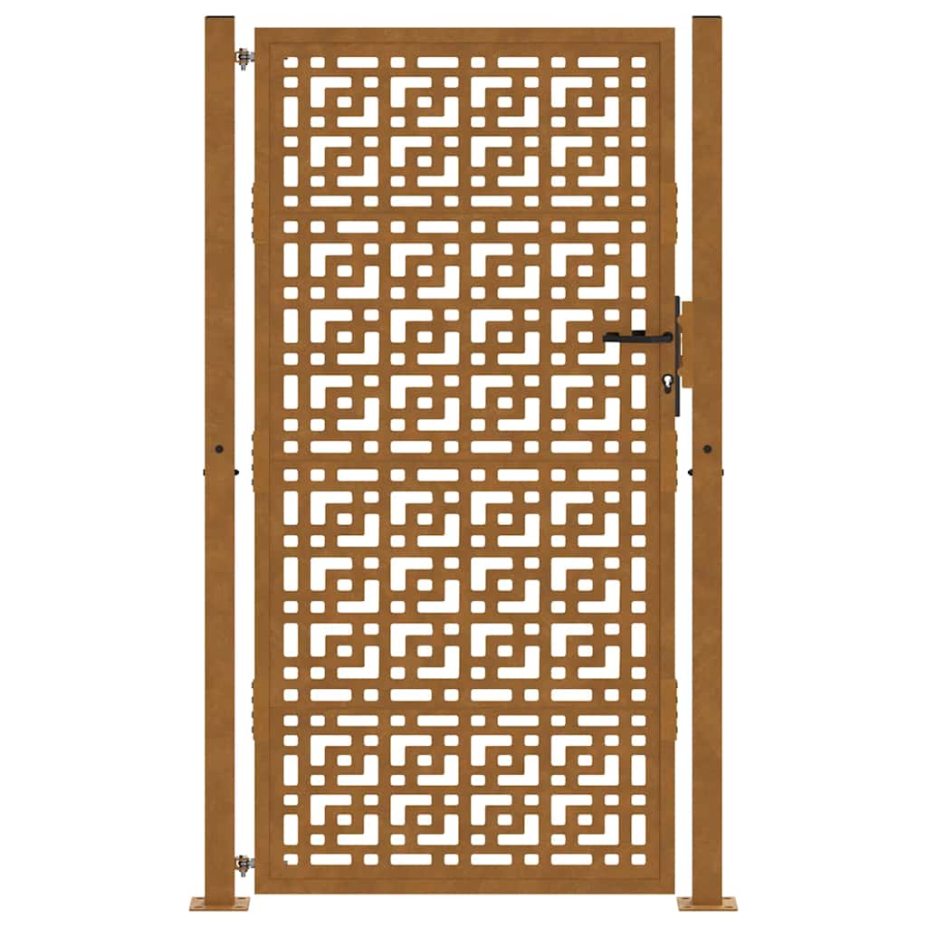 havelåge 100x200 cm vejrbestandigt stålkorsdesign