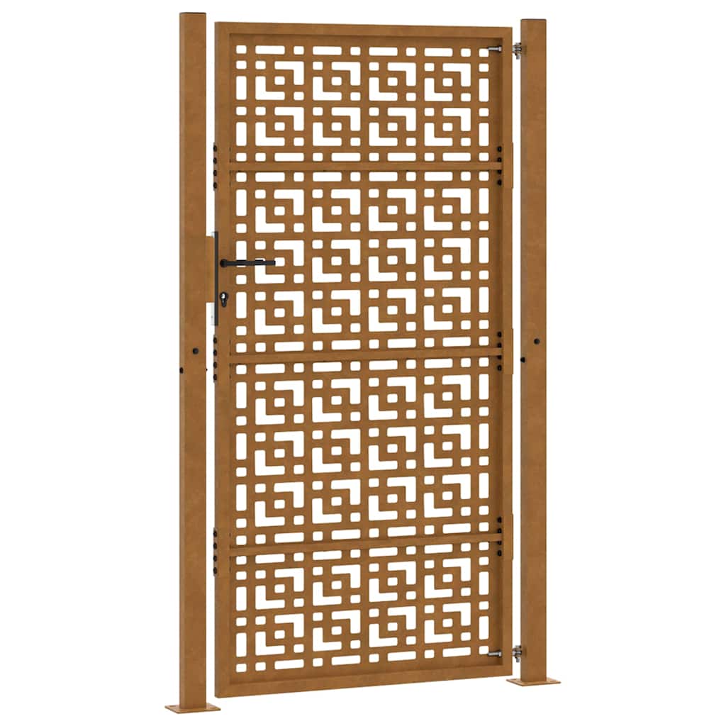 havelåge 100x200 cm vejrbestandigt stålkorsdesign
