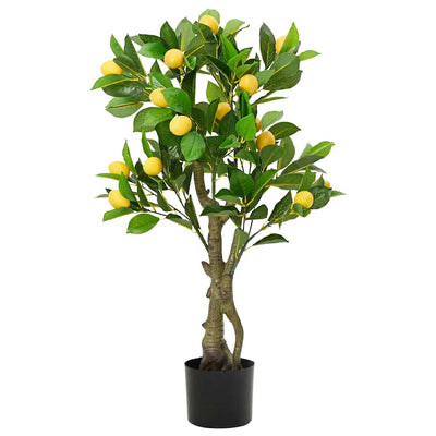 kunstigt citrontræ 234 blade 90 cm grøn