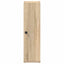 badeværelsesskab med rulleholder 20,5x22x72 cm sonoma-eg