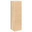 badeværelsesskab med rulleholder 20,5x22x72 cm sonoma-eg