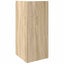 sidebord med hylde sonoma eg 25,5x27x60 cm