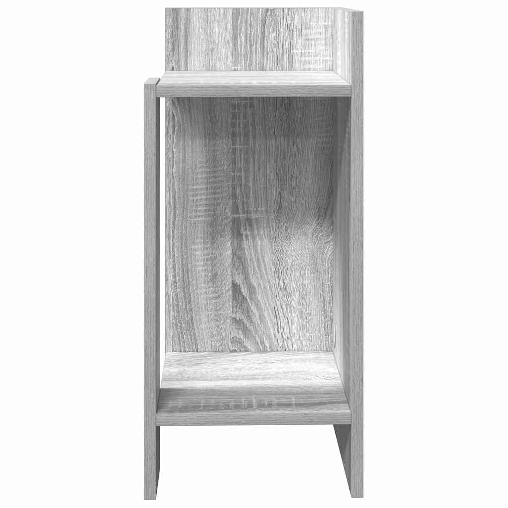 Sideborde 2 stk med reol sonoma 25,5x27x60 cm