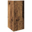 Sideborde 2 stk med reol gammelt træ 25,5x27x60 cm