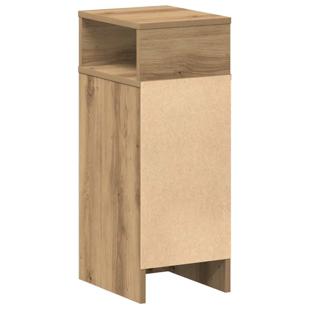 sengebord med skuffe 25x31x66 cm kunsteg