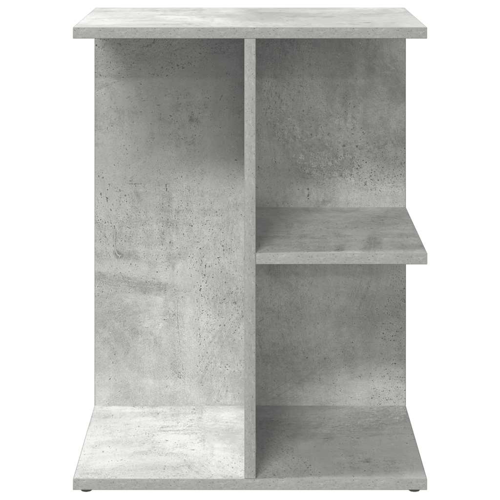 sengebord 46,5x29x61 cm konstrueret træ betongrå