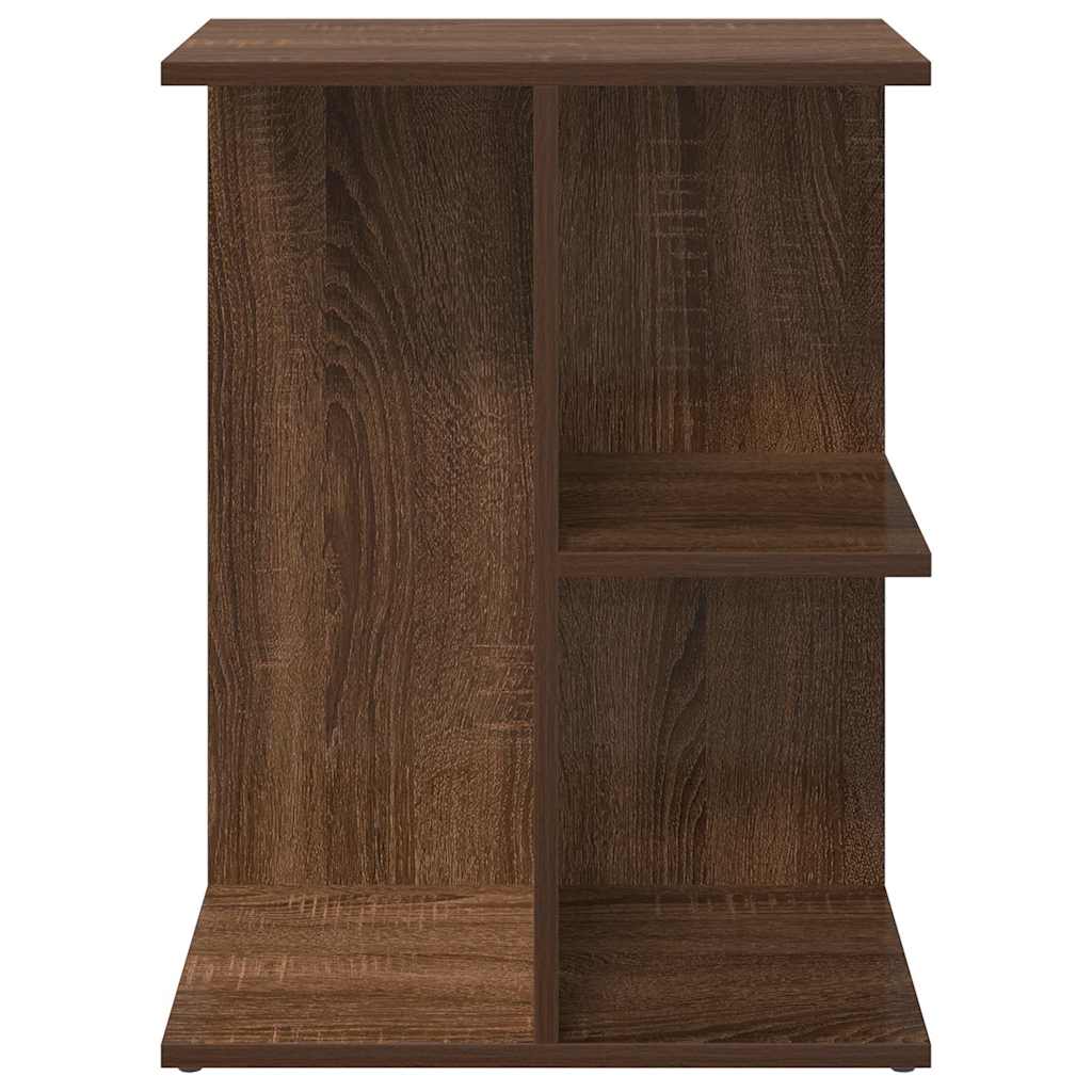 sengeborde 2 stk. 46,5x29x61 cm brun egetræsfarve