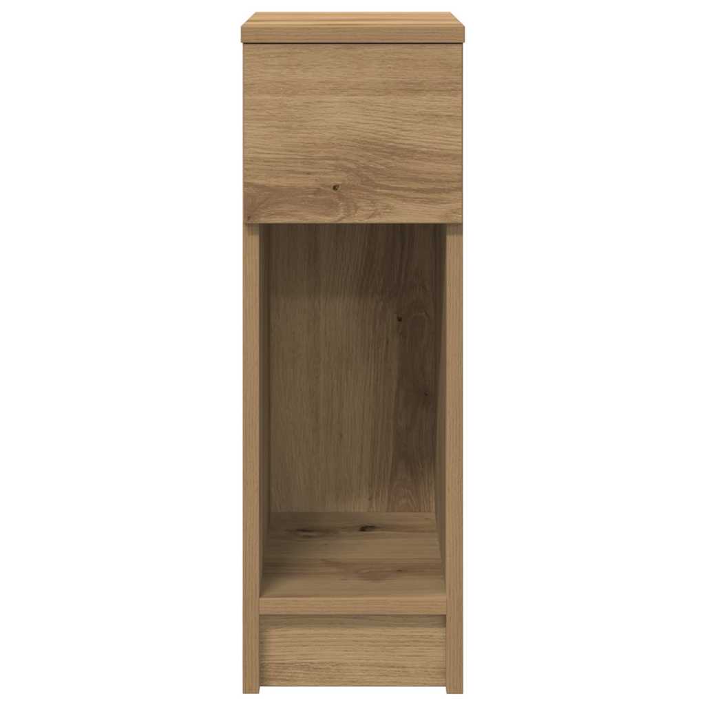 sengebord med skuffe 20x36x60 cm kunsteg