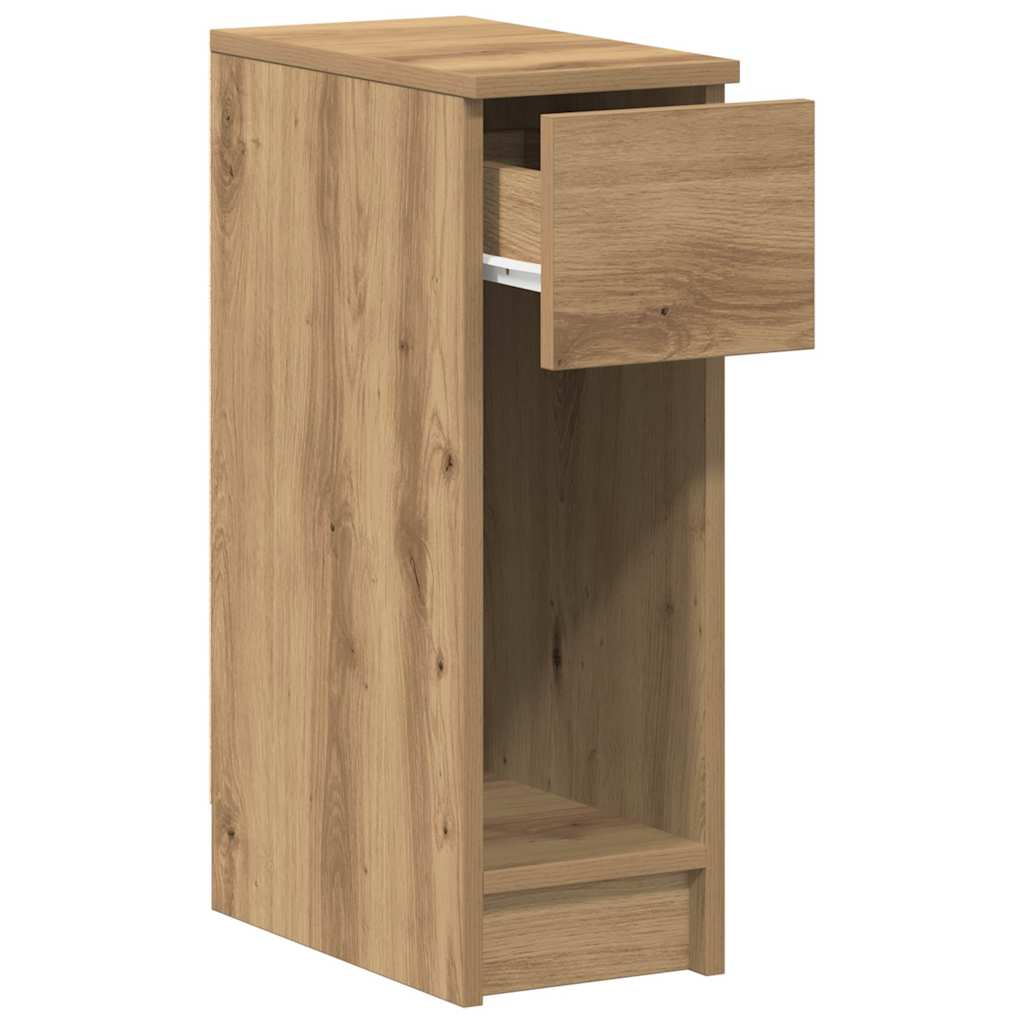 sengebord med skuffe 20x36x60 cm kunsteg