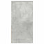 sengeborde med skuffe 2 stk. 35x34x66,5 cm betongrå