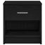 sengeborde 2 stk. med skuffe 39x28x41 cm sort