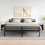 sengeborde 2 stk. med skuffe 39x28x41 cm sort