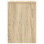 sengebord med skuffe 39x28x41 cm sonoma-eg