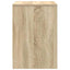sengeborde 2 stk. med skuffe 40x34x50 cm sonoma-eg