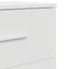 sengeborde 2 stk. med 2 skuffer 40x36x50 cm hvid
