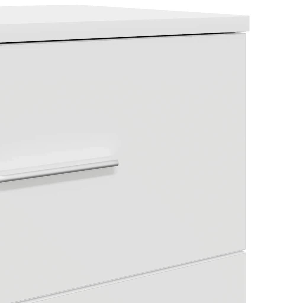 sengeborde 2 stk. med 2 skuffer 40x36x50 cm hvid