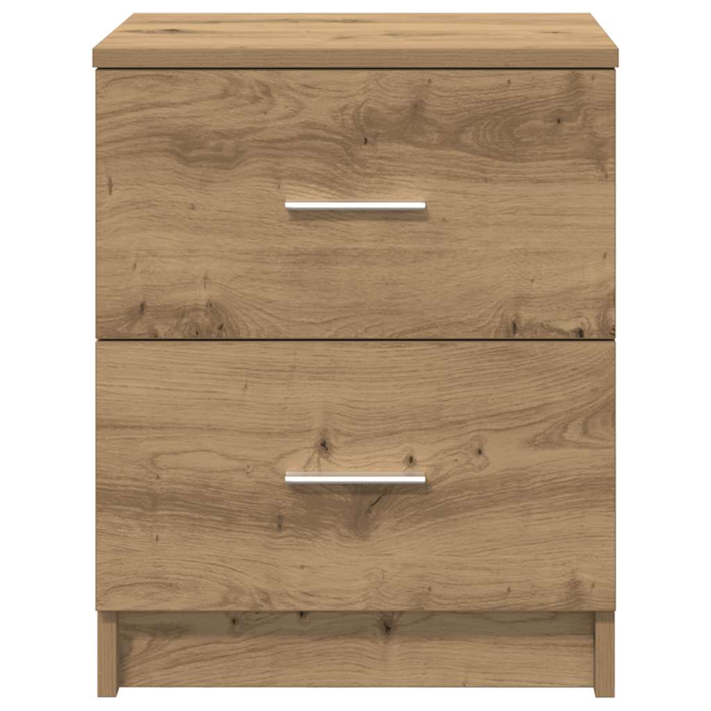 sengebord med 2 skuffer 40x36x50 cm kunsteg