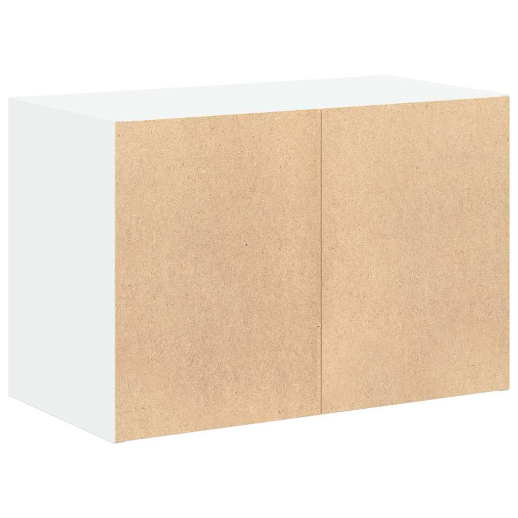 skab med 2 skuffer 60x31x40 cm konstrueret træ hvid
