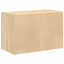 skab med 2 skuffer 60x31x40 cm konstrueret træ sonoma-eg